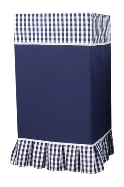 Design Safe Cover Cover Home Shelf Cover Cover Checkered Fabric Bookshelf Dust Cover Audio Cover Cover SPS002 front view
